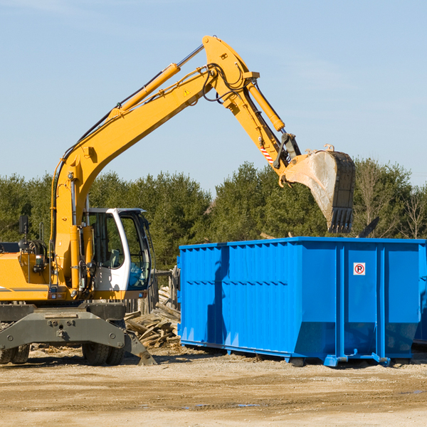 what size residential dumpster rentals are available in Kendall Kansas